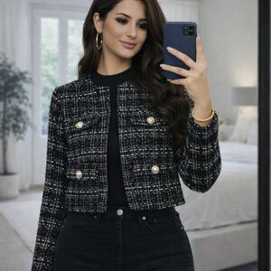 Black Tweed Jacket